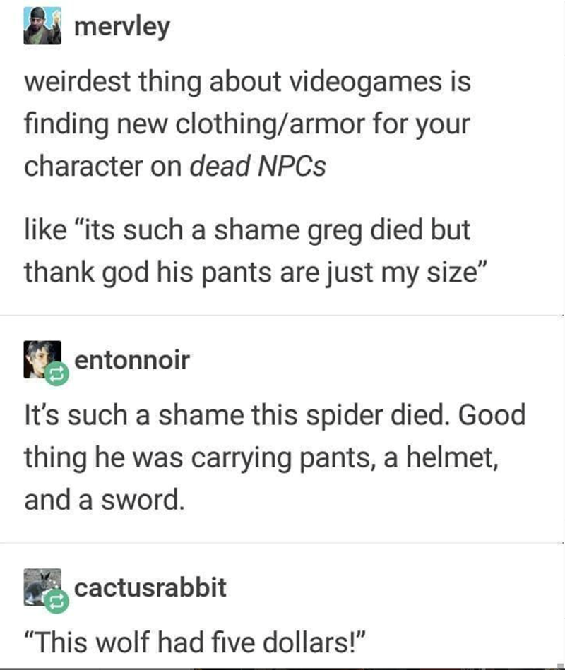 It's such a shame this spider died