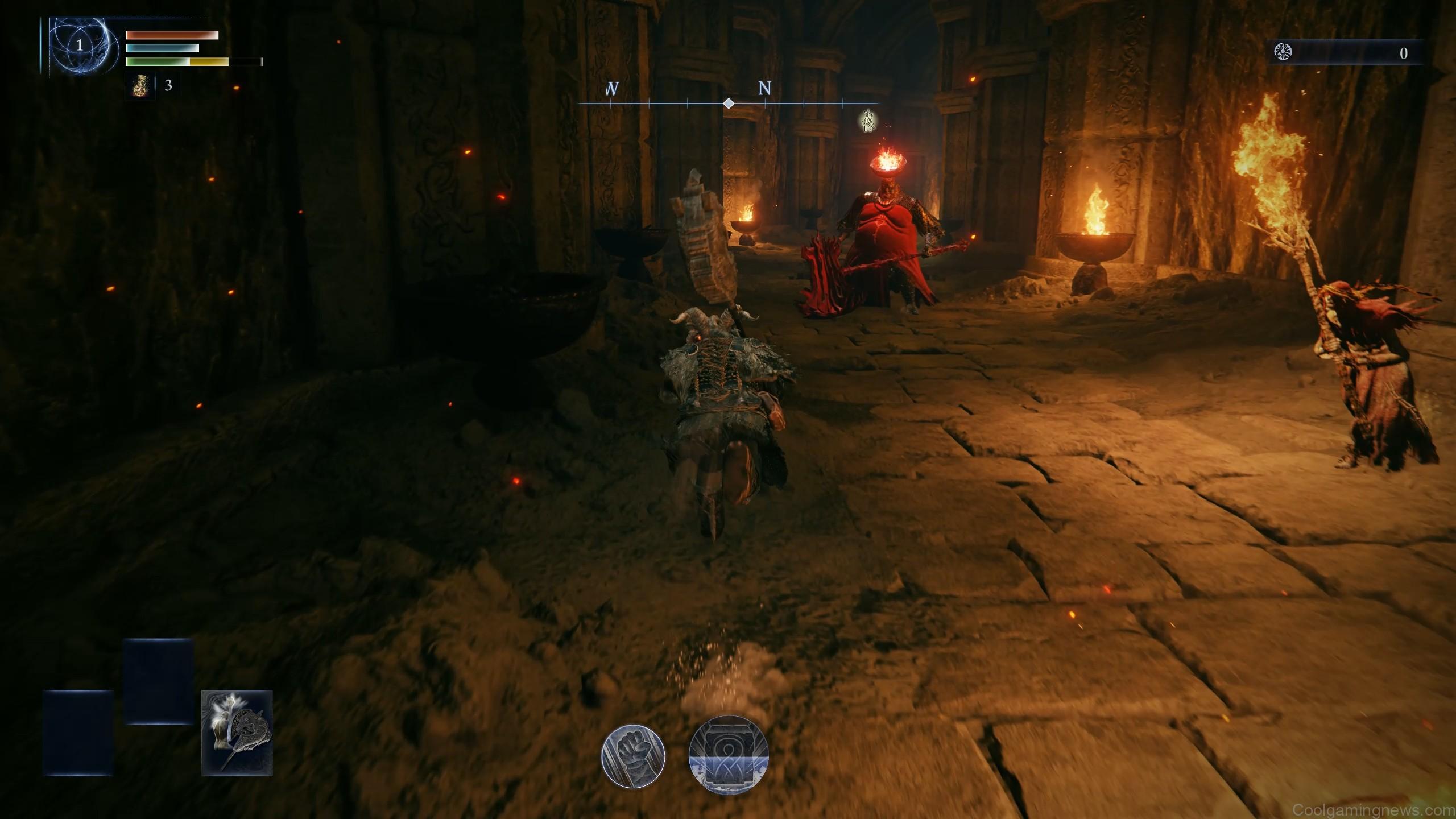 Elden Ring Nightreign crater - Hole behind Fire Prelate