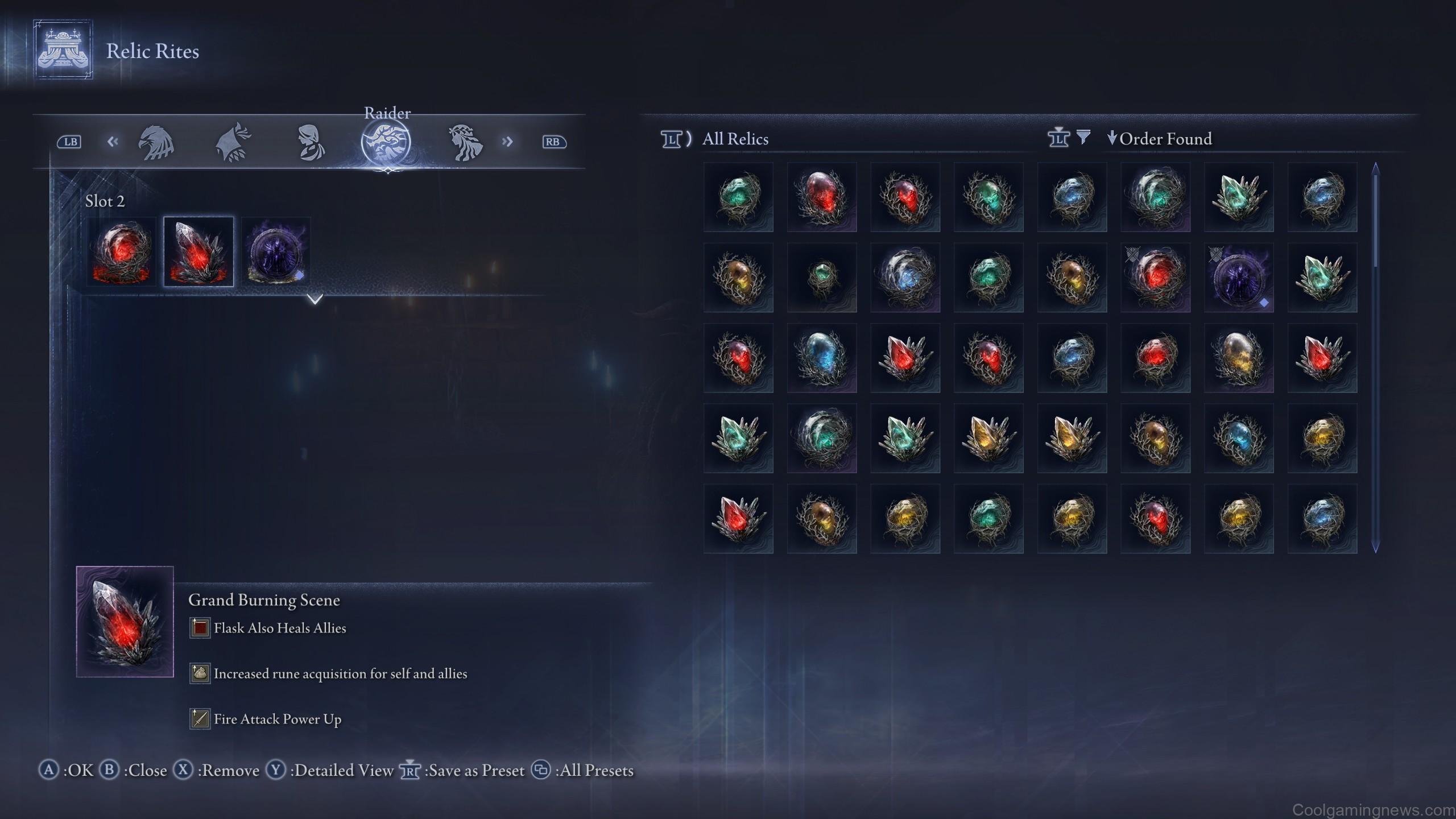 Elden Ring Nightreign rune acquisition relic