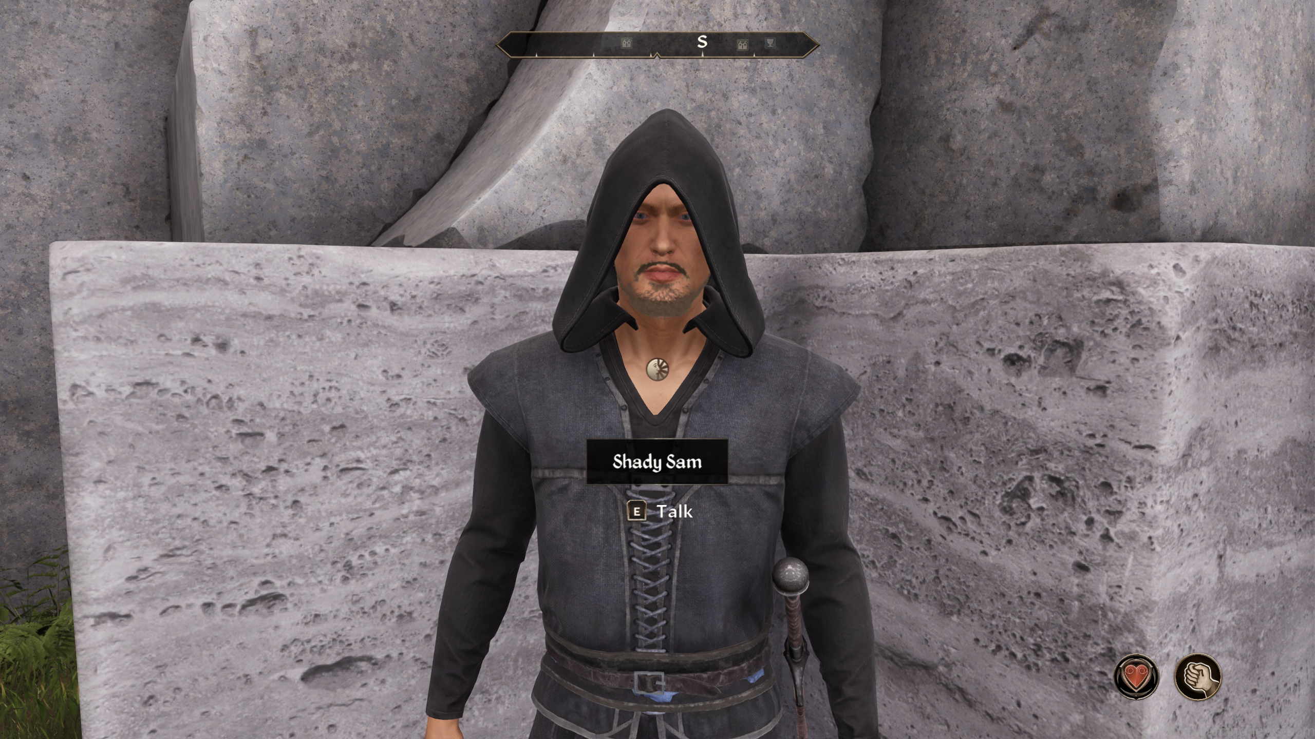 Oblivion Remastered - Shady Sam outside the Imperial City