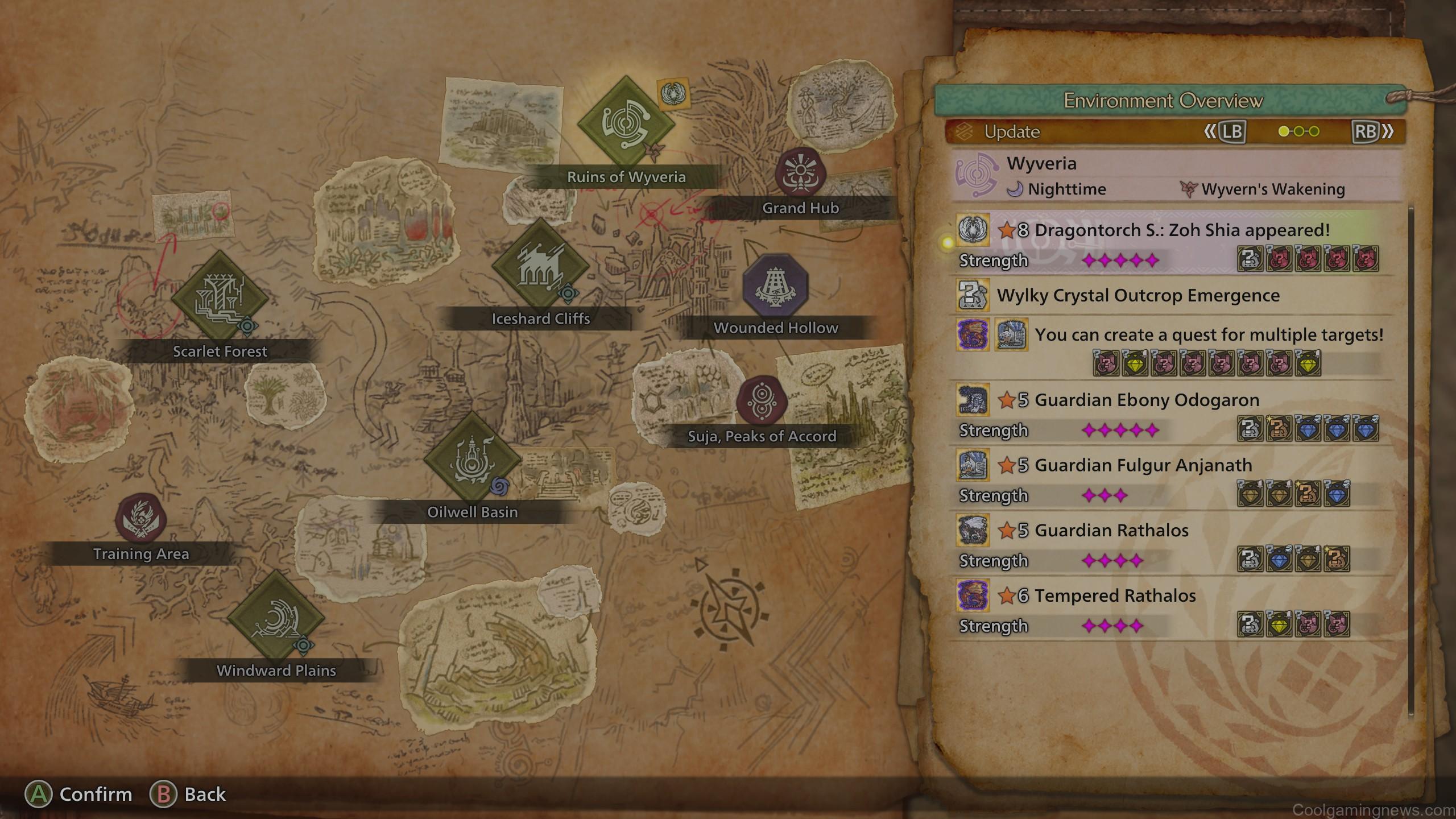 Monster Hunter Wilds Zoh Shia on map