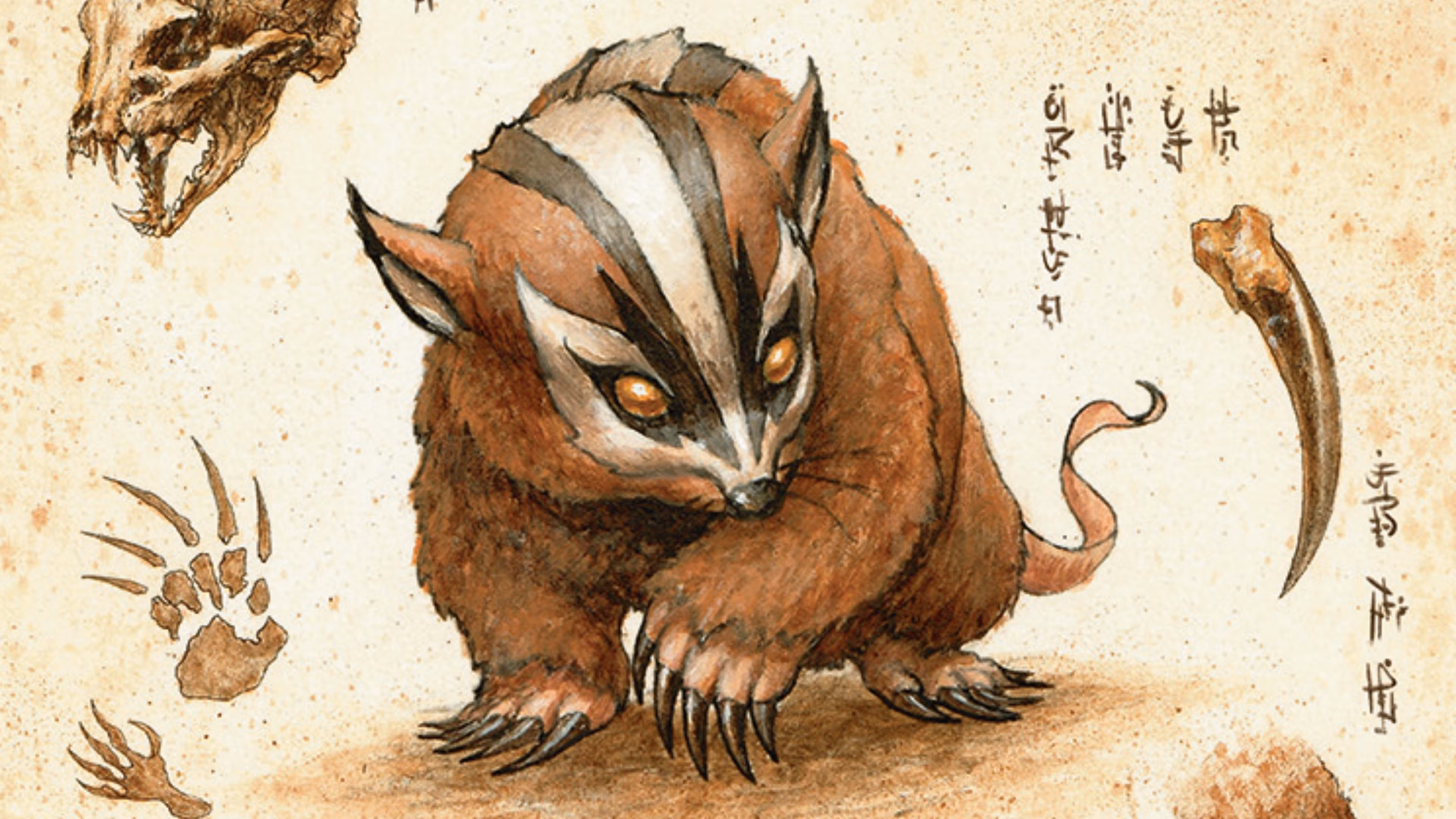 Badgermole Cub Card from Avatar Set