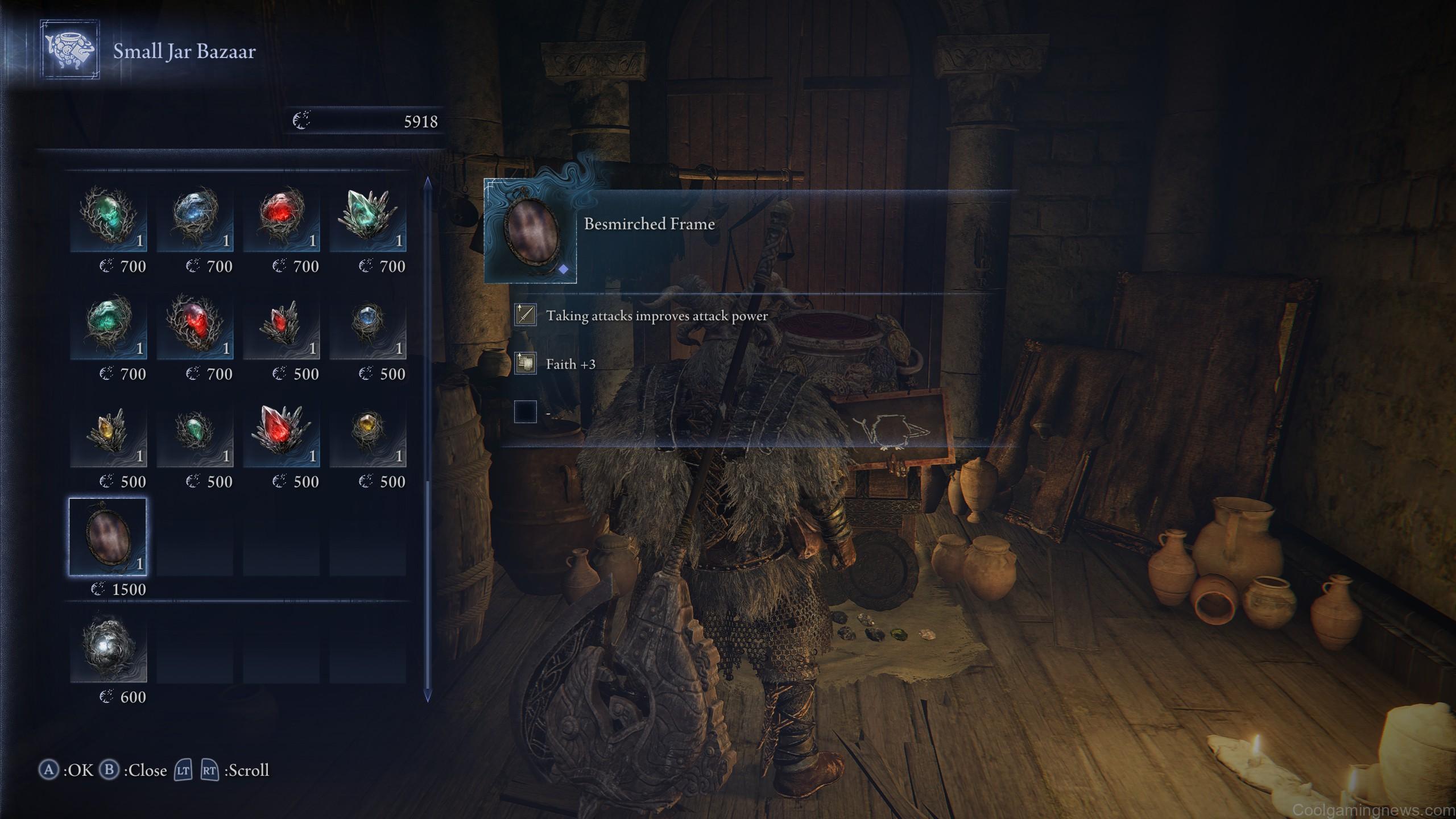 Elden Ring Nightreign Revenant - Besmirched Frame